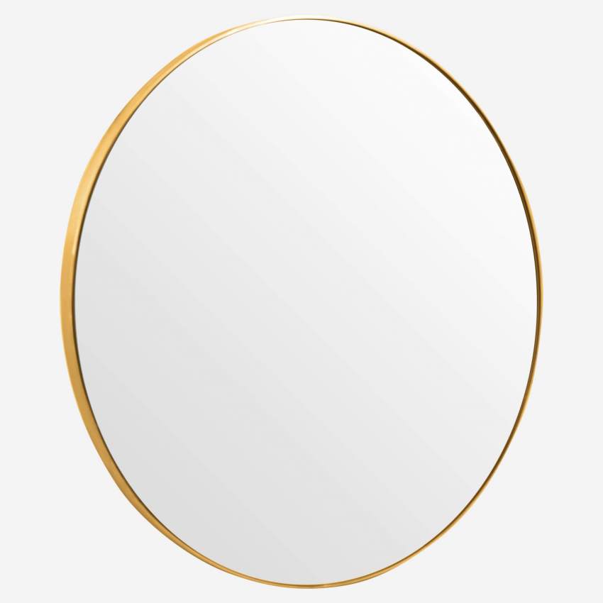 Espejo redondo-82cm -dorado
