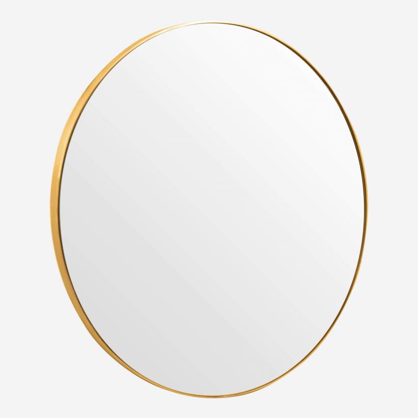 Specchio rotondo - 82 cm - Oro