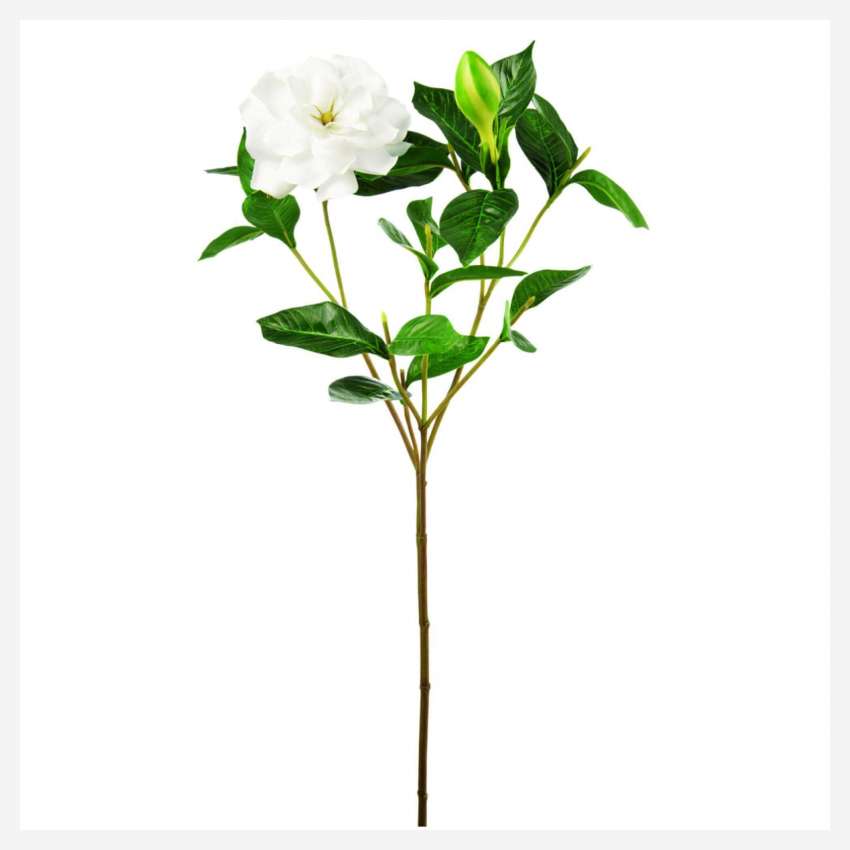 Künstliche Gardenie, 75 cm, weiß