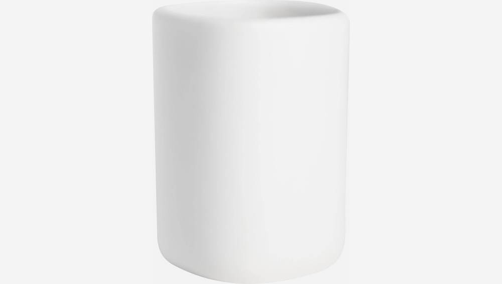 Vaso de baño de cerámica blanca