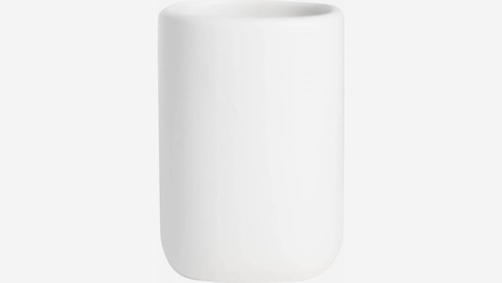 Vaso de baño de cerámica blanca