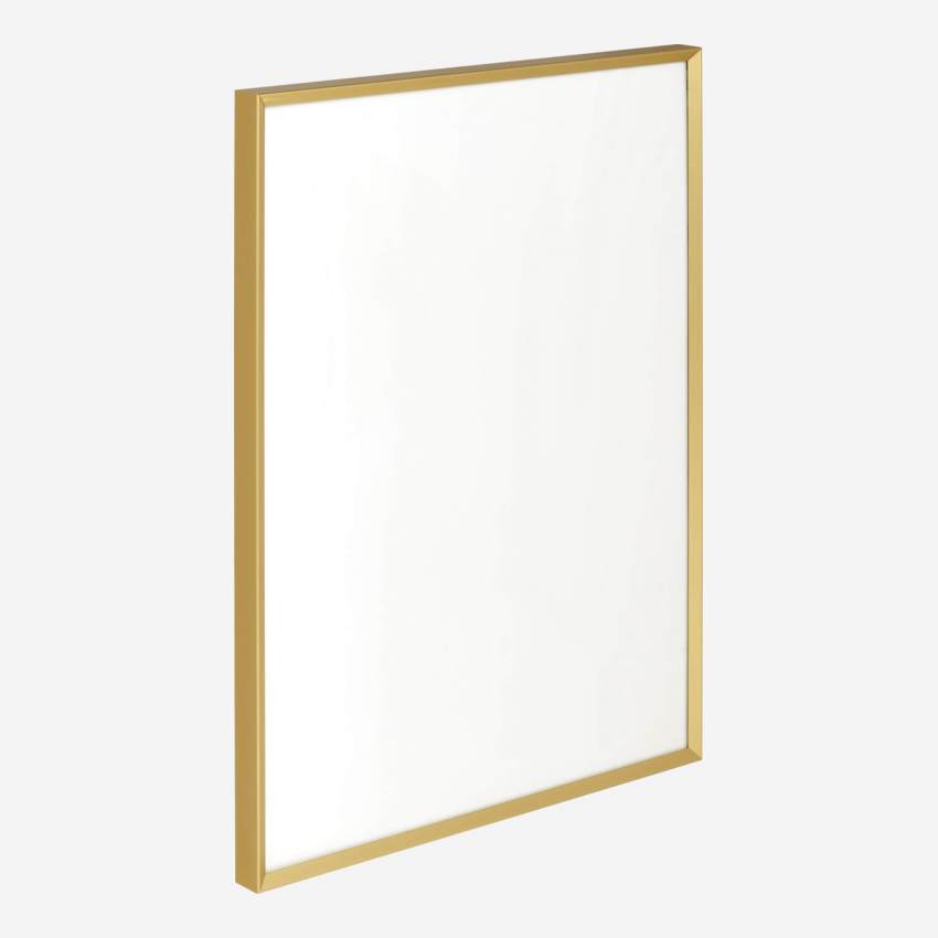 Marco de cuadro dorado, 30x40 - Marco dorado de metal 30x40 cm 