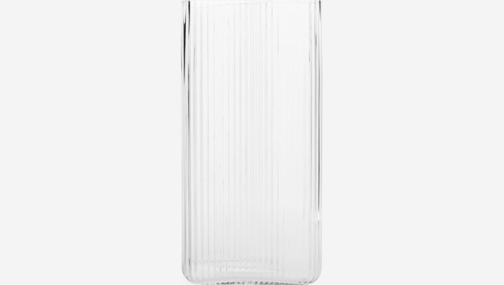 Vaas van glas - 40 cm - Transparant