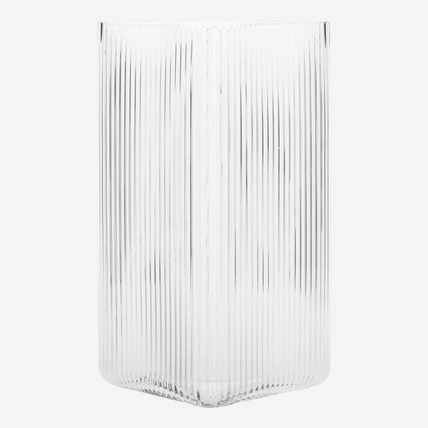 Vaso in vetro - 40 cm - Trasparente