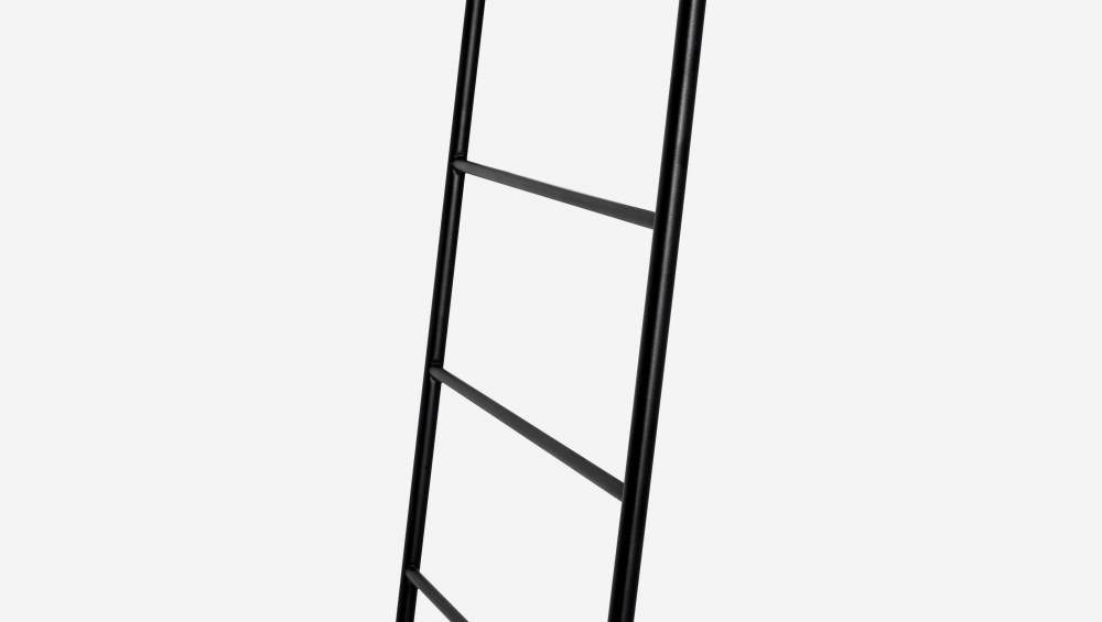 Toallero en escalera 5 barras en metal - Negro