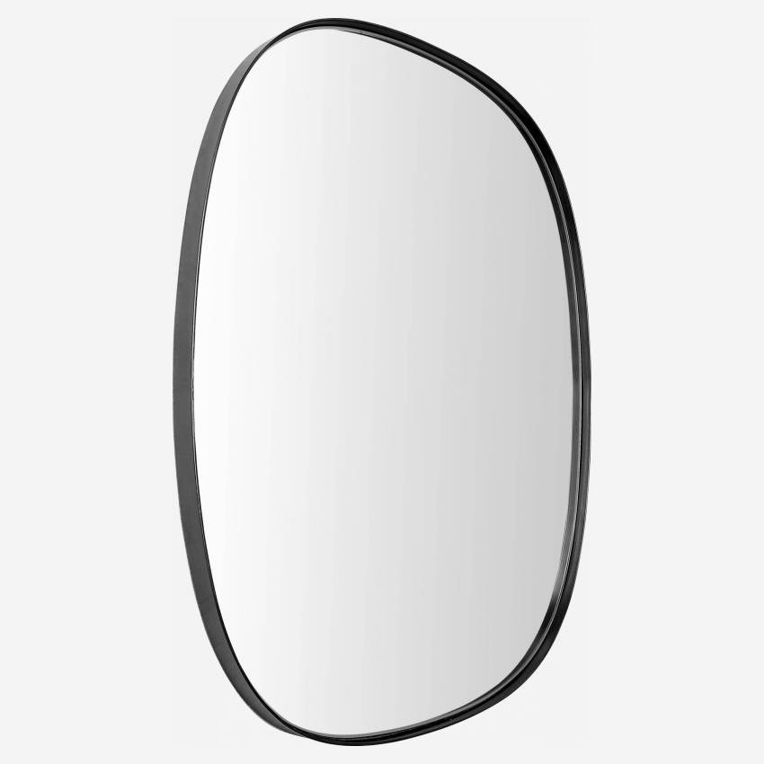 Espejo Ovalado de Metal - 79 x 69 cm
