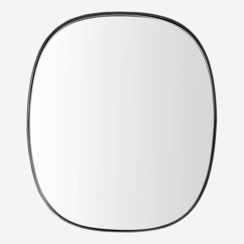 Espelho oval de metal - 79 x 69 cm