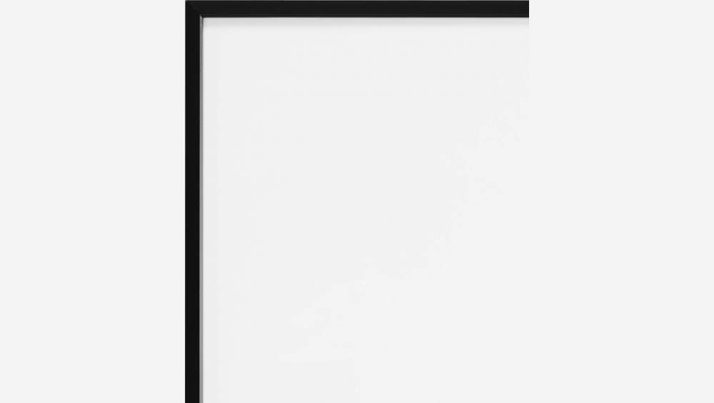 Wandkader van aluminium - 18 x 24 cm - Zwart
