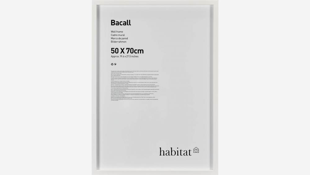 Bacall - Marco para fotos de Madera - 10 x 15 cm - Blanco - Habitat