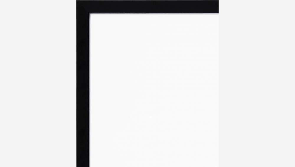 Marco para pared de madera - 60 x 80 cm - Negro