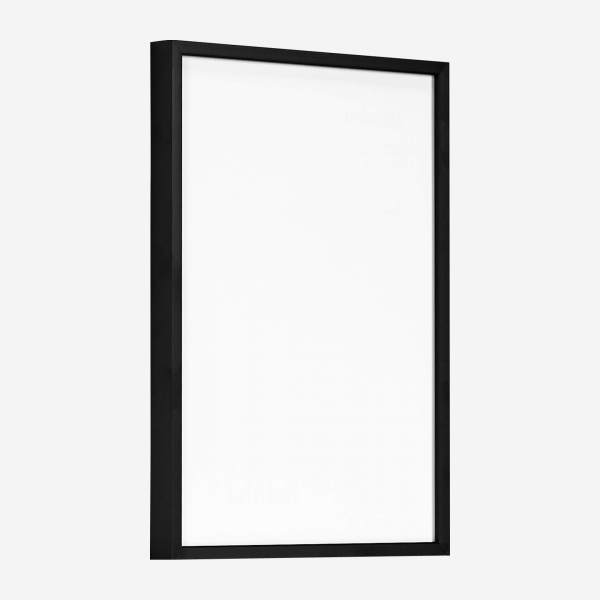 Marco para fotos negro marfil 10x15 cm