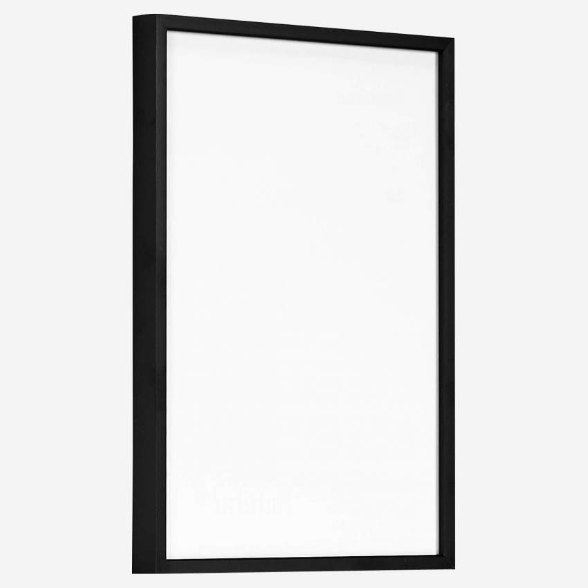 Bilderrahmen zum Aufhängen, 21x30 cm, aus Aluminium, schwarz
