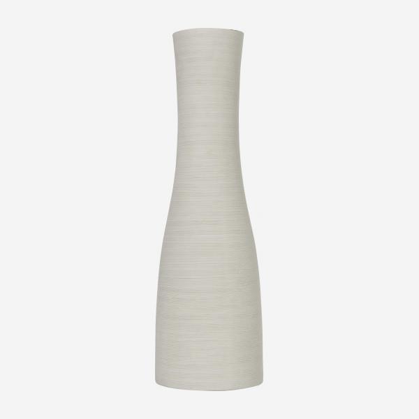 Jarrón de cerámica - 36 cm - Blanco