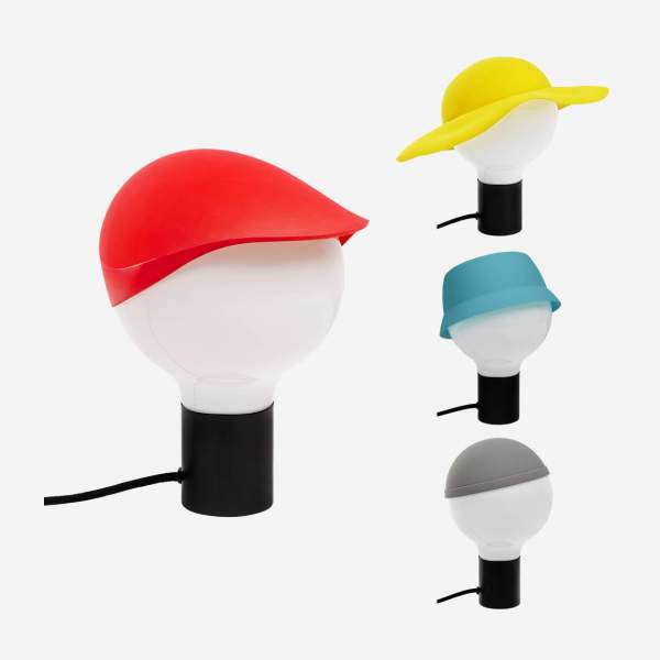 Lampe de bureau avec chapeaux en silicone