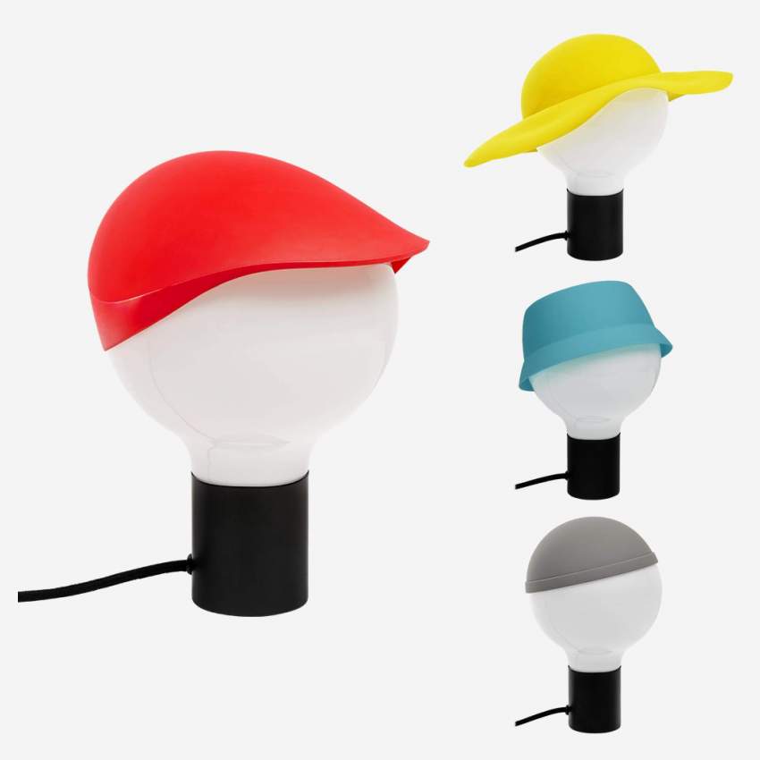 Lampe de bureau avec chapeaux en silicone