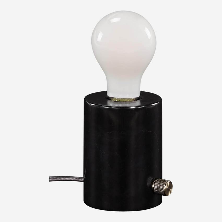 Lámpara de mesa - Mármol negro