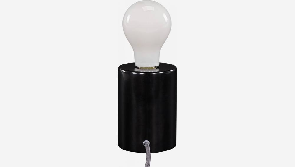 Lámpara de mesa - Mármol negro
