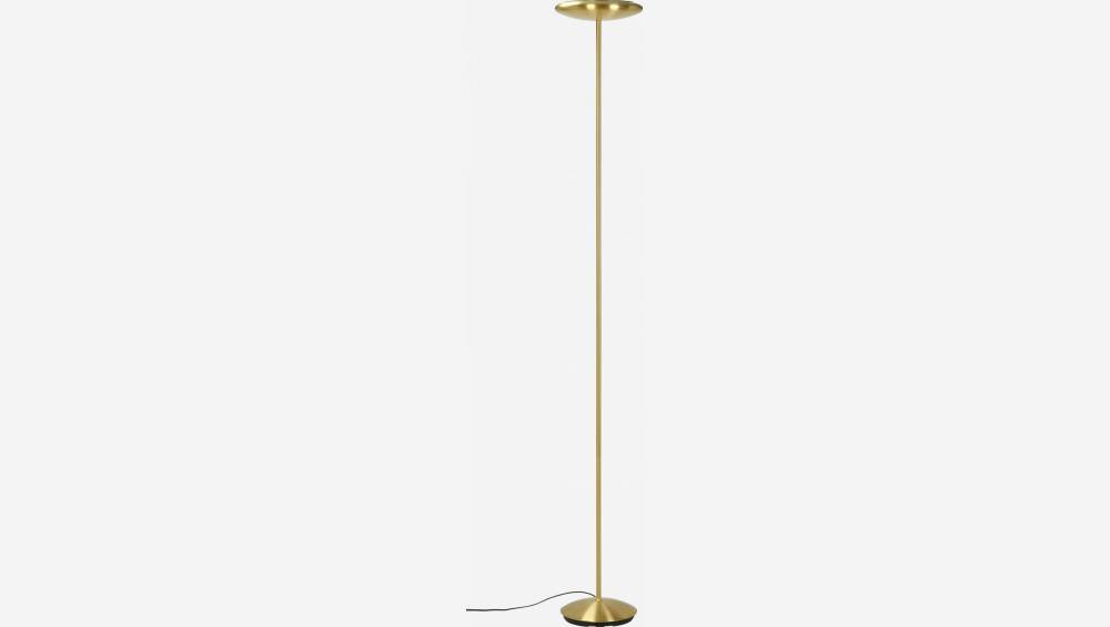 Candeeiro de pé metálico - dourado - 180 cm