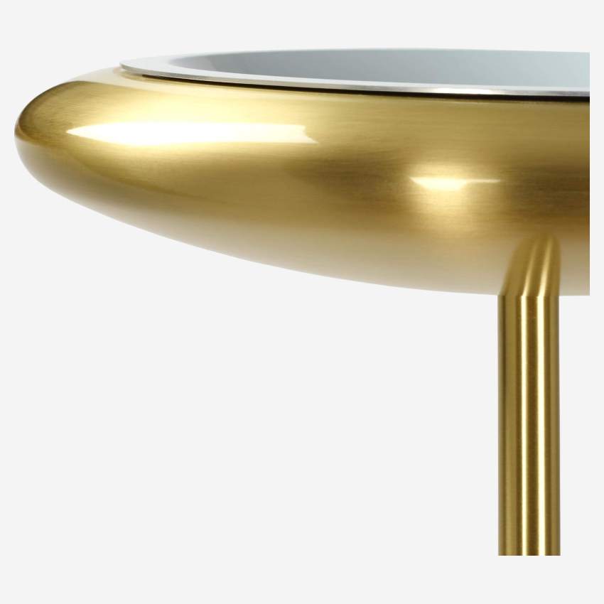 Lampada da terra in metallo - Oro - 180 cm