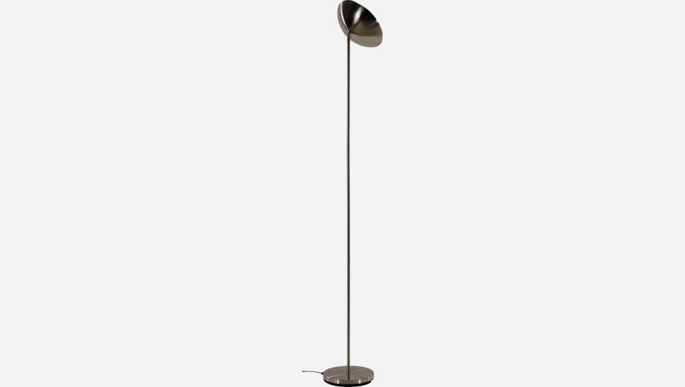 Lampada stradale a LED in acciaio spazzolato - Altezza 180 cm - Argento