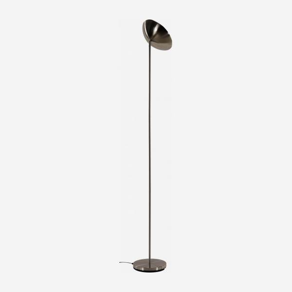 Lámpara de pie LED acero cepillado - Altura 180 cm - Plata
