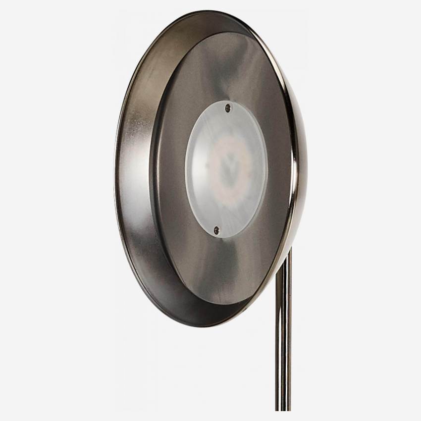 Lampada stradale a LED in acciaio spazzolato - Altezza 180 cm - Argento
