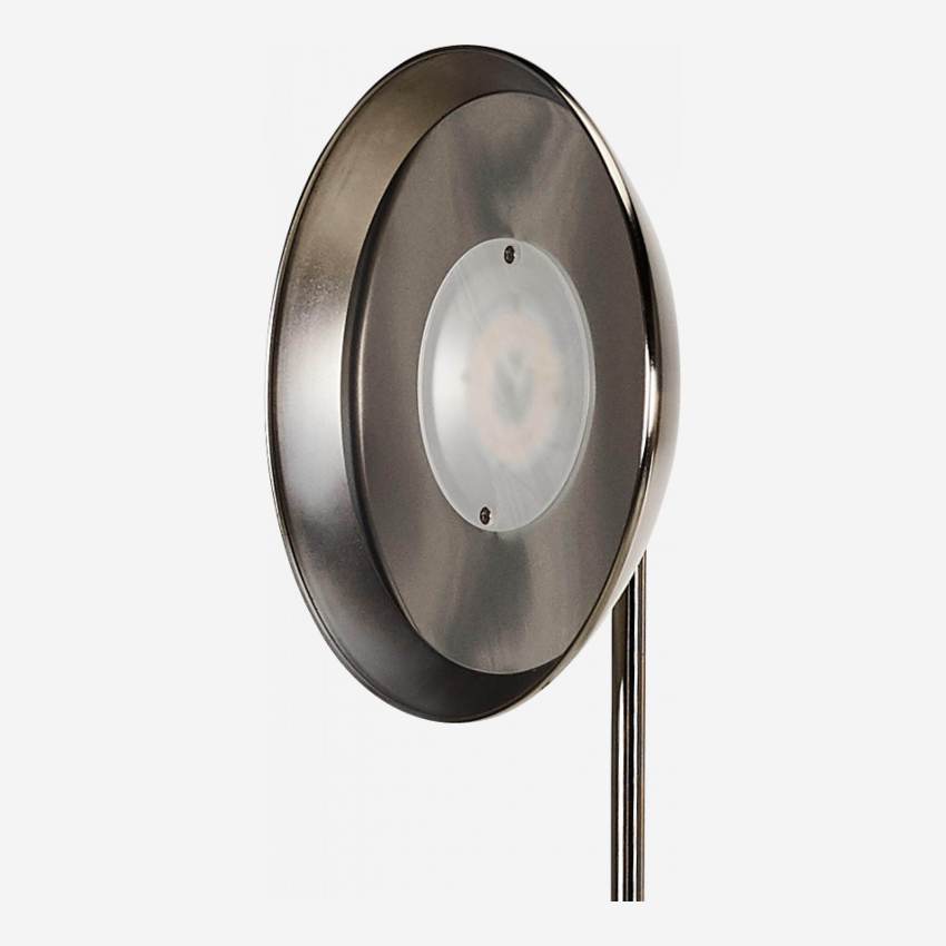 Staanlamp led geborsteld staal - Hoogte 180 cm - Zilver