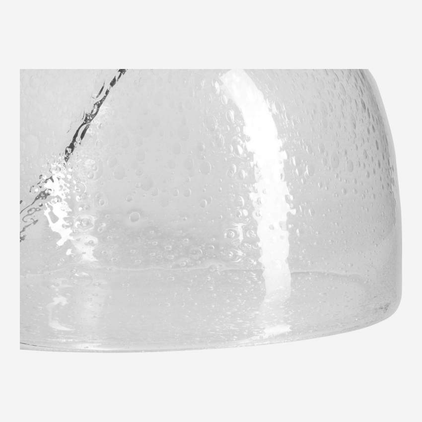Pie de Lámpara de cristal  transparente
