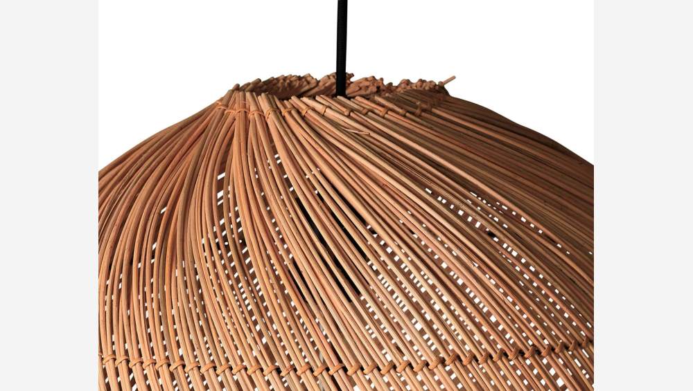 Abat-jour de suspension en rotin - Naturel - 55 cm