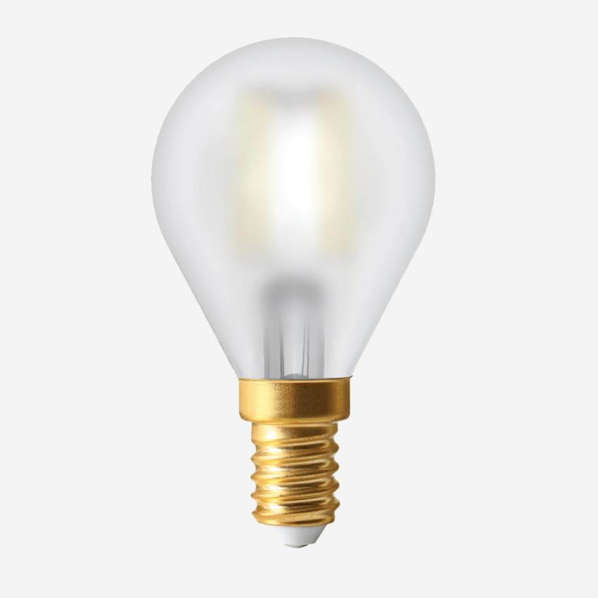 Kugelförmiges LED-Leuchtmittel G45 E14 aus Milchglas - 4 W - 2700 K
