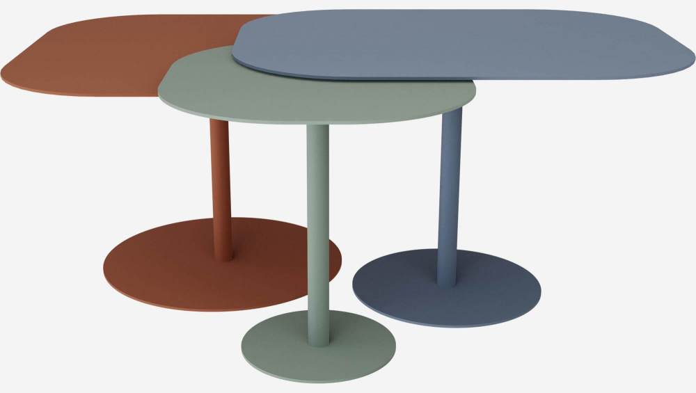 Tables gigognes en métal - Multicolore