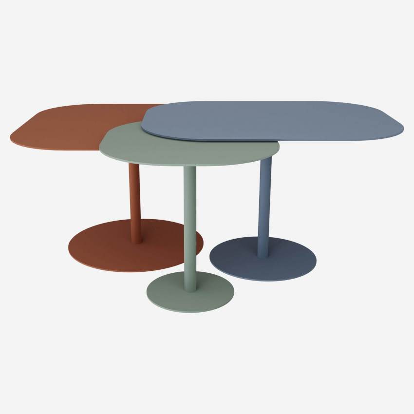 Tables gigognes en métal - Multicolore