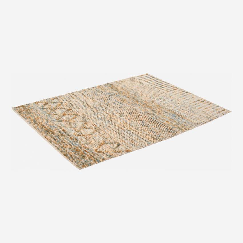 Tapete de lã tecida 240x170cm com padrões