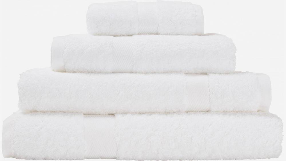 Asciugamano da bagno in cotone - 70 x 140 cm - Bianco