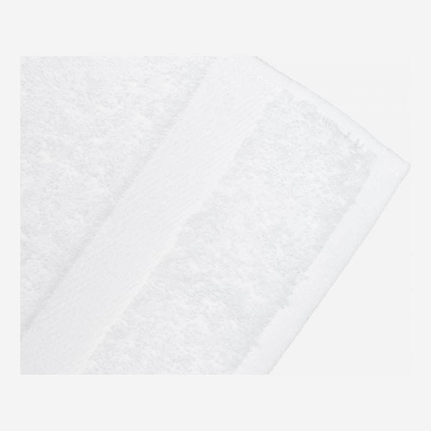 Toalla de baño de algodón - 100 x 150 cm - Blanco