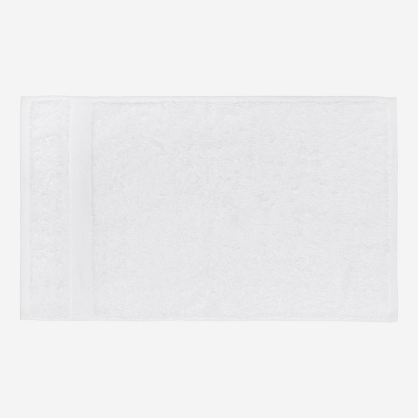 Asciugamano ospite in cotone - 30 x 50 cm - Bianco