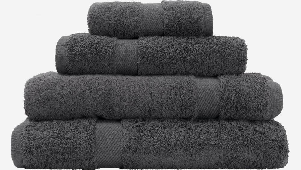 Handtuch aus Baumwolle - 50 x 100 cm - Grau