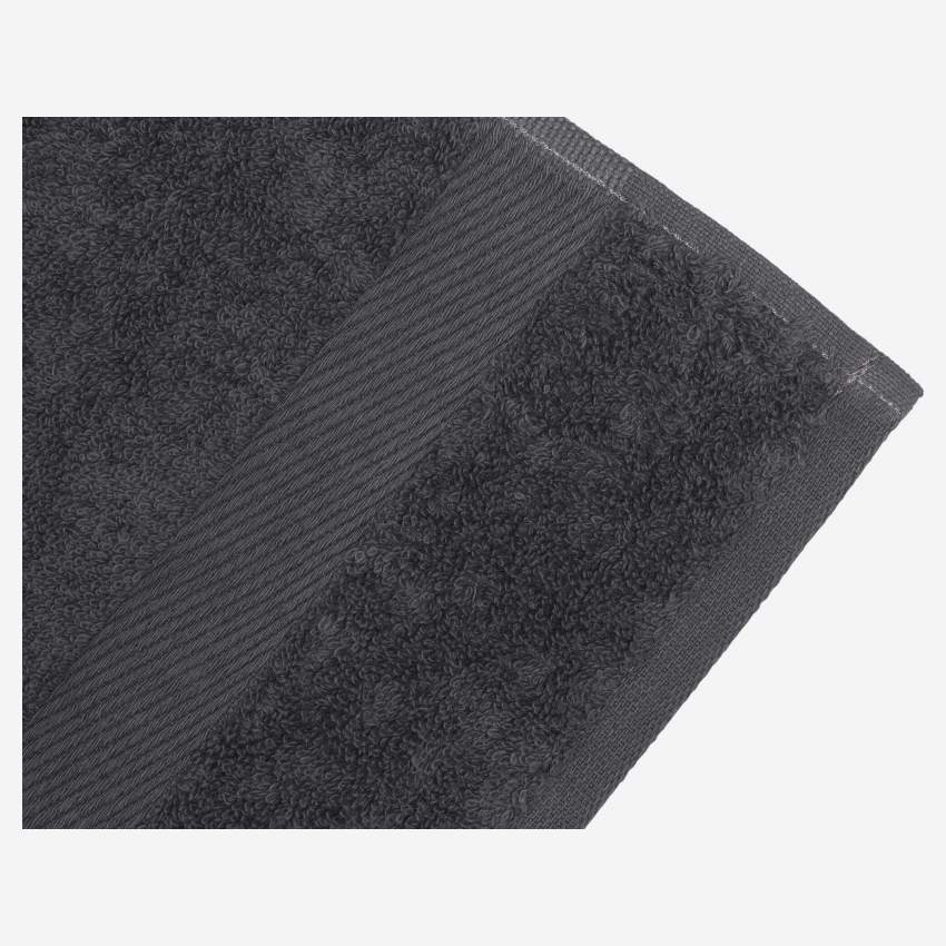 Toalha de banho de algodão - 70 x 140 cm - Cinza