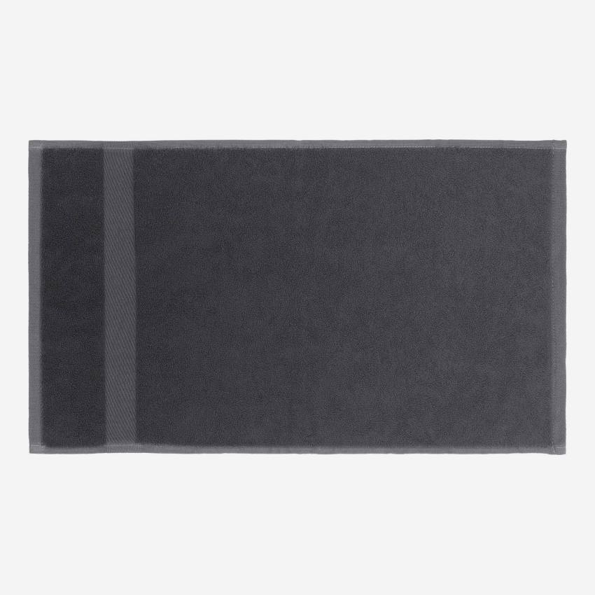 Toalha de Hóspede de algodão - 30 x 50 cm - Cinza