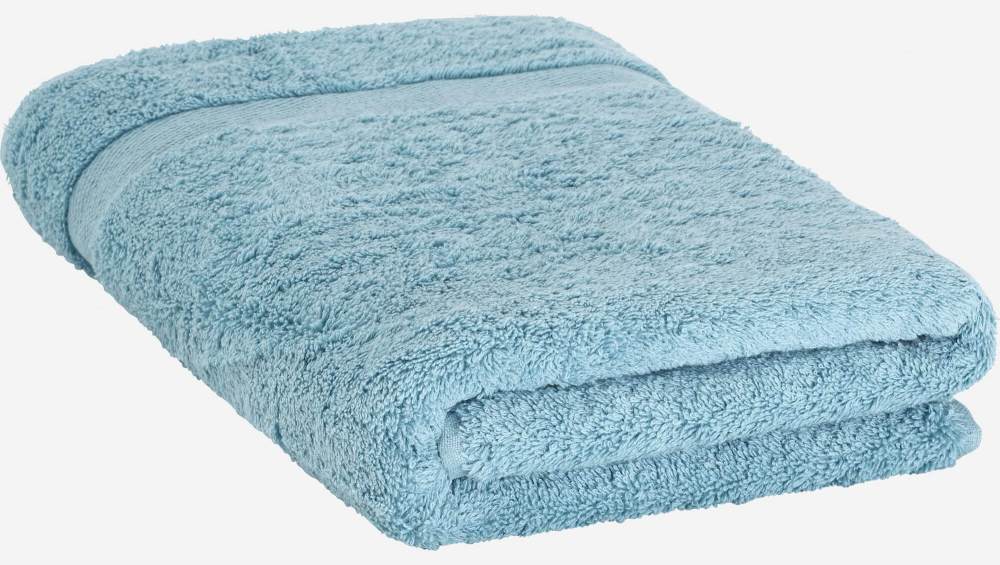 Asciugamano viso in cotone - 50 x 100 cm - Blu