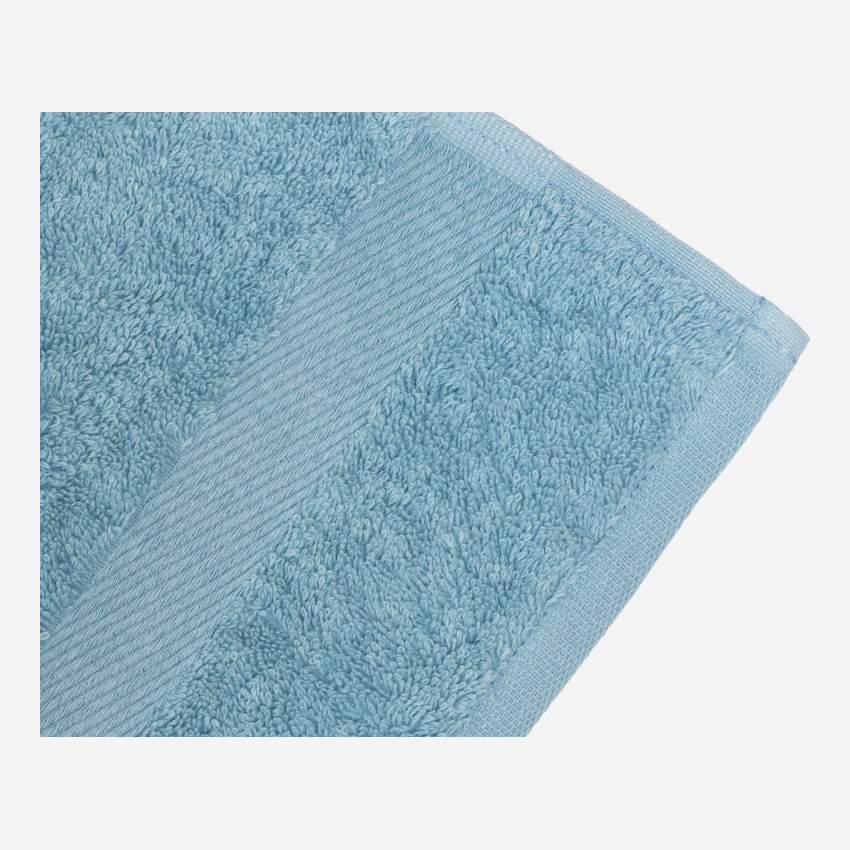 Toalla de manos de algodón - 50 x 100 cm - Azul