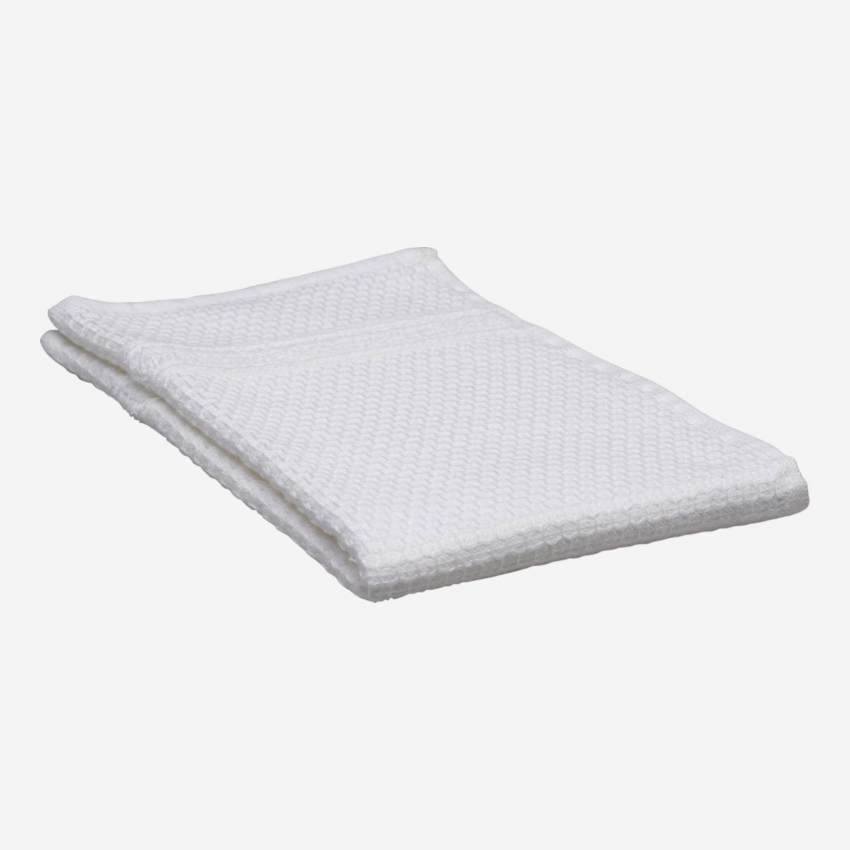 Asciugamano per ospiti in cotone - 30 x 50 cm - Bianco