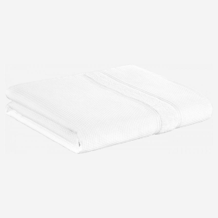 Asciugamano in cotone - 50 x 100 cm - Bianco