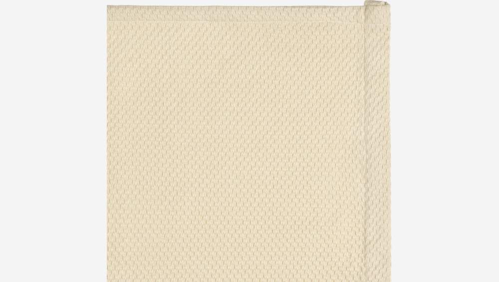 Dessus de lit en coton égyptien - 230 x 260 cm - Beige