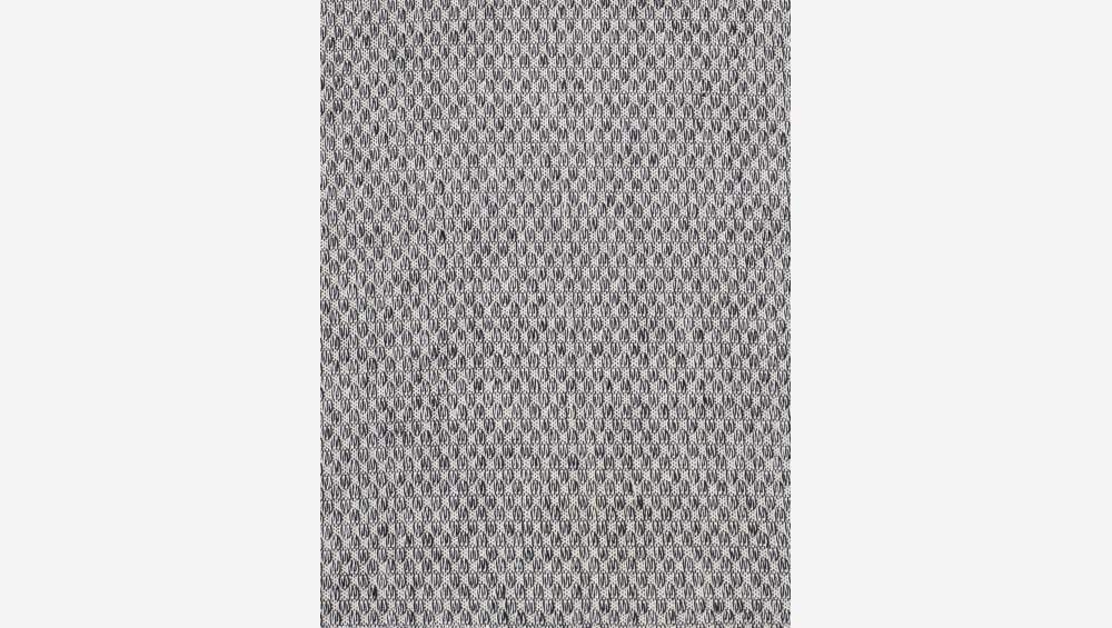 Colcha 230x260cm en algodón egipcio gris