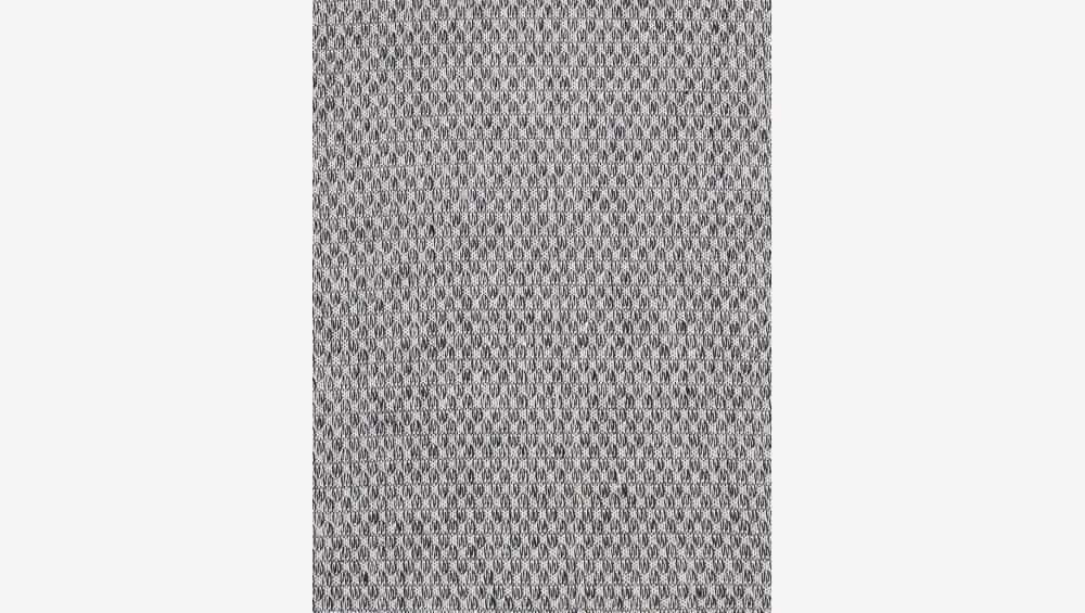 Dessus de lit en coton égyptien - 230 x 260 cm - Gris