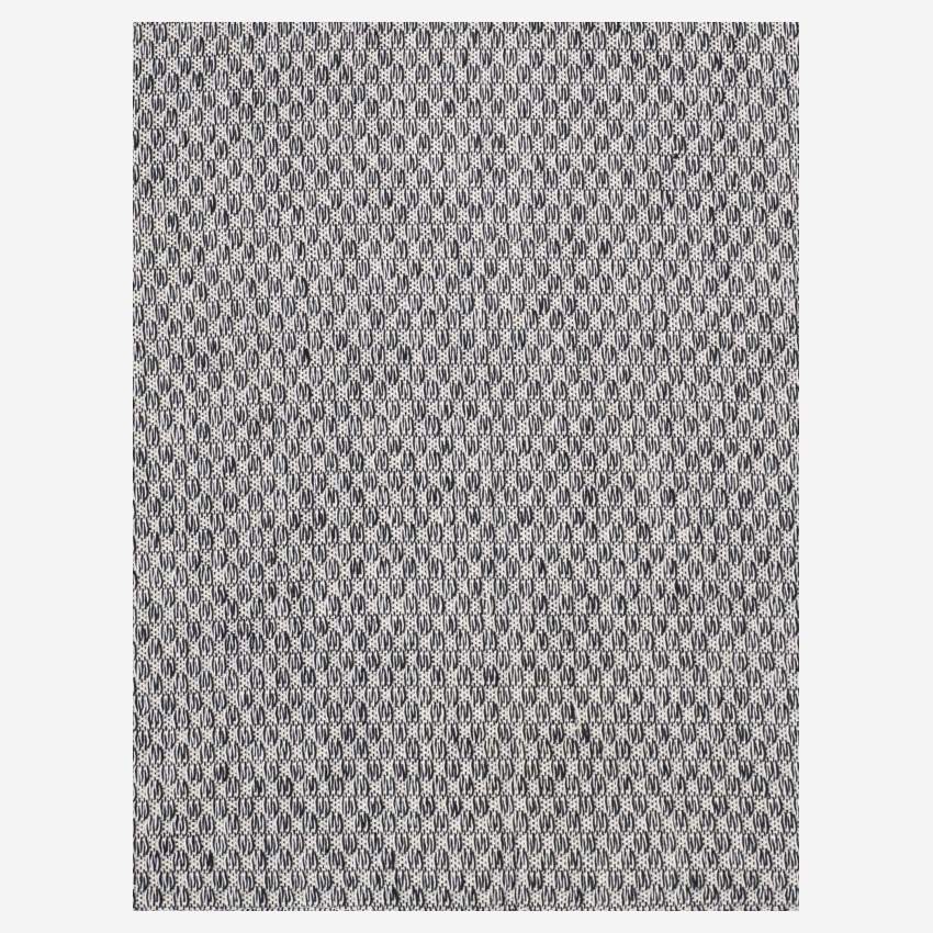 Dessus de lit en coton égyptien - 230 x 260 cm - Gris