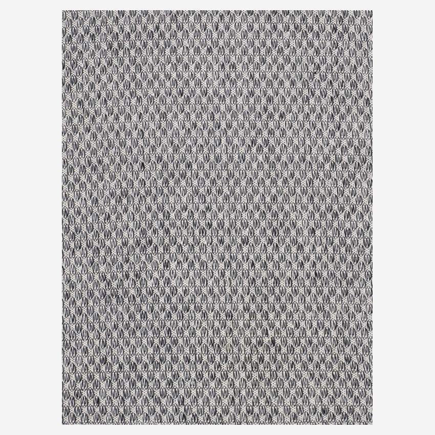 Colcha 230x260cm em algodão egípcio cinza