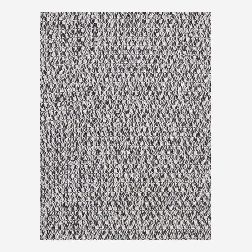 Colcha 230x260cm en algodón egipcio gris