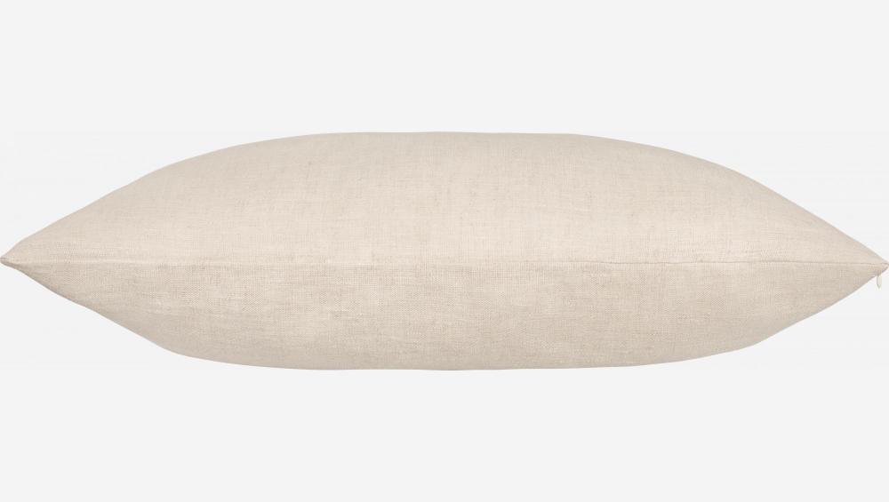 Almofada de linho - 45 x 45 cm - Natural